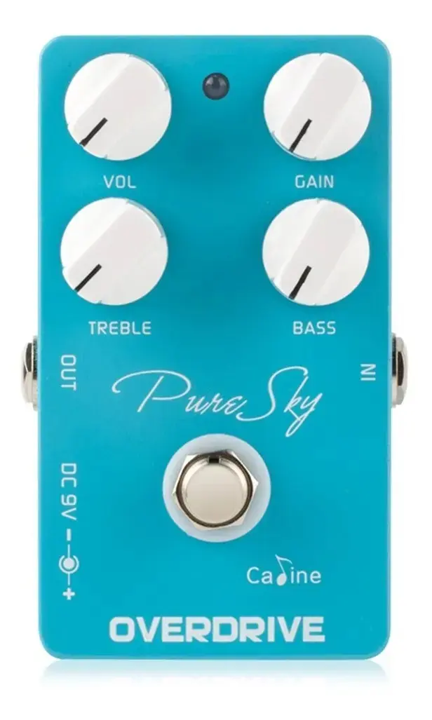 Pedal Overdrive Caline Pure Sky CP-12 Guitarra Elétrica Azul - 1