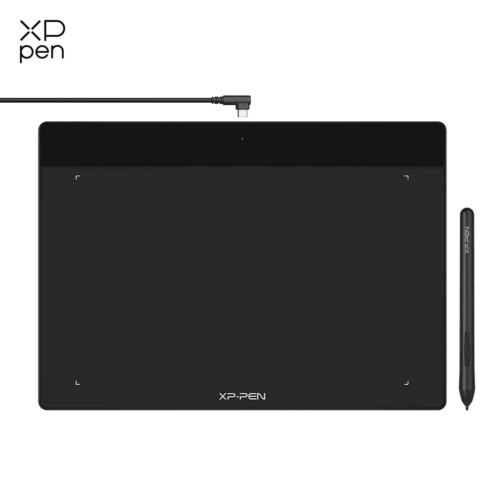 XPPen Deco Fun L Tablet Gráfico Digital 10*6 Polegada para Desenho OSU Online Educação Suporte Android Mac Linux Windows Chrome OS - 1