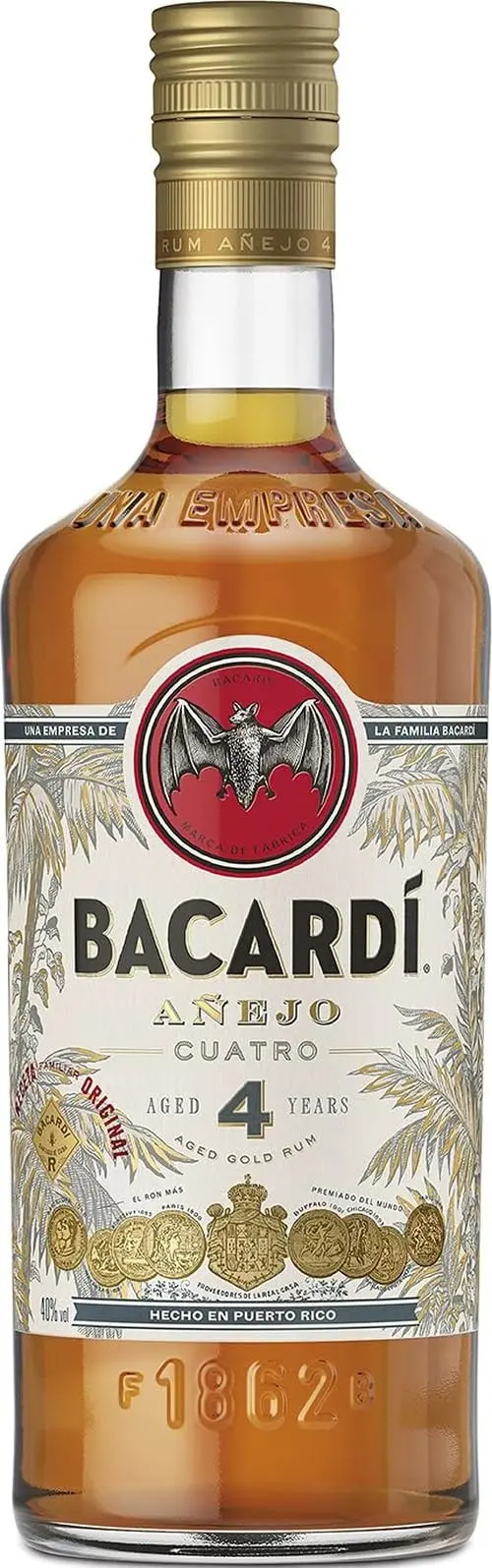 RUM BACARDI 4 ANOS 750ML