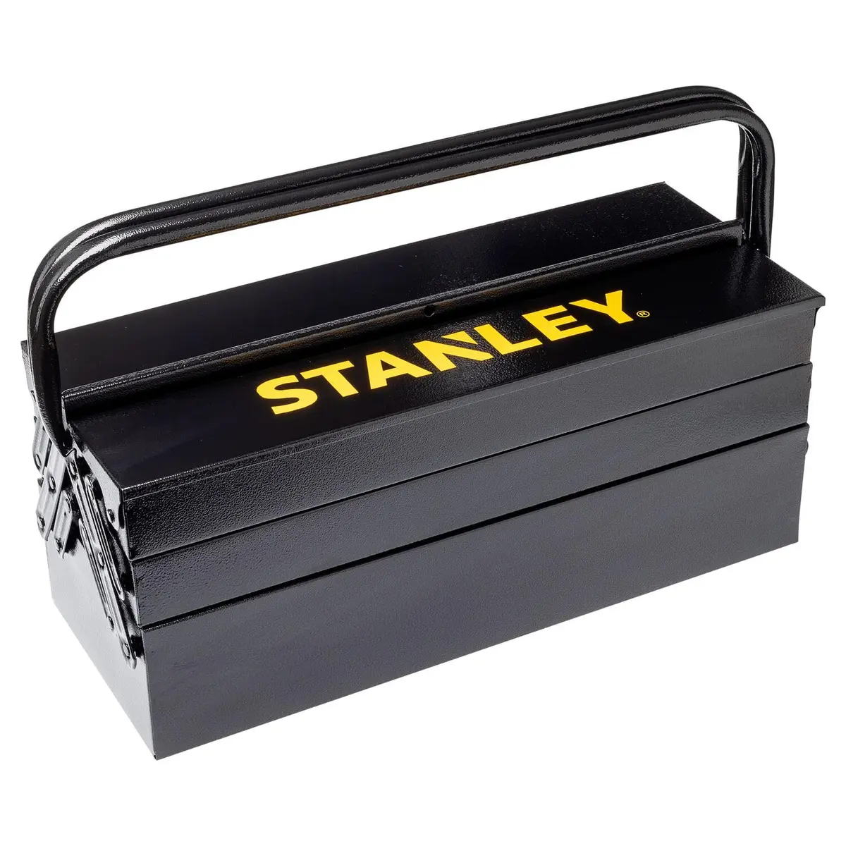 Stanley Caixa de Ferramentas Sanfonada com 5 Gavetas, Organizador com Capacidade de 25kg, Maleta Fabricada em Aço Carbono para Maior Resistência, Modelo STST98724LA