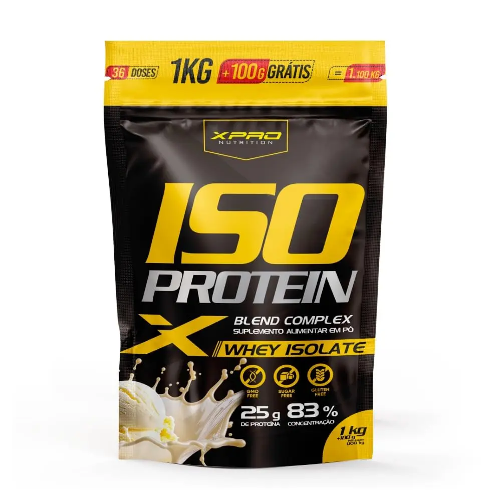 Whey Protein Iso Protein Blend Complex - XPRO Nutrition (1,1Kg, Baunilha)