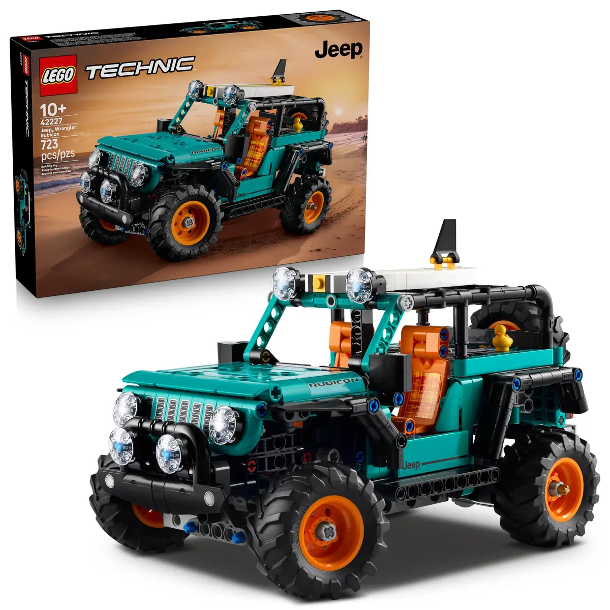 LEGO Technic SUV Jeep Wrangler Rubicon 42227 (723 Peças) - 1