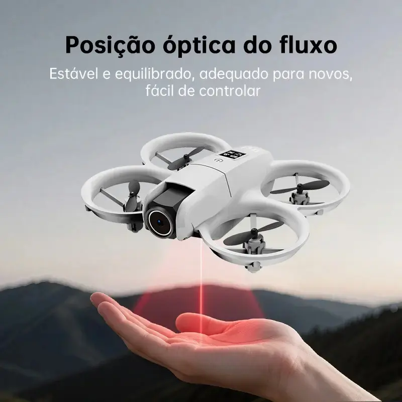 Drone Neo Com Câmera 4k Full Hd Wifi Cor Cinza 2 Baterias thumbnail 10