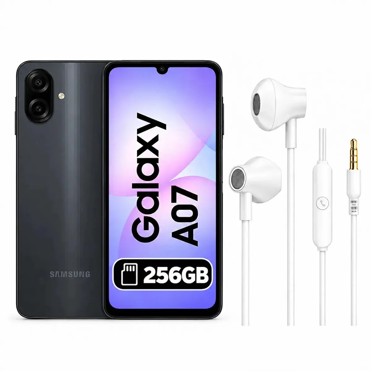 Smartphone Samsung Galaxy A07 256GB Preto 8G
