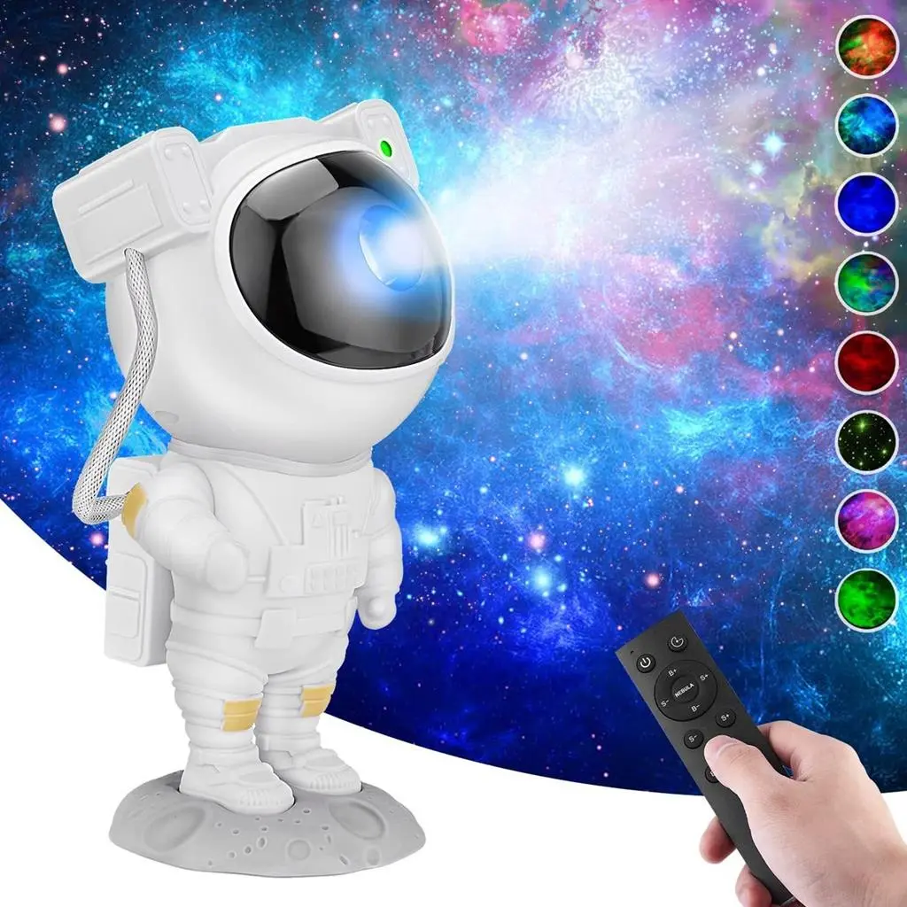Projetor De Luz Noturna Galaxy Star Galaxia Nebulosa Astronauta Luz Da Noite Quarto