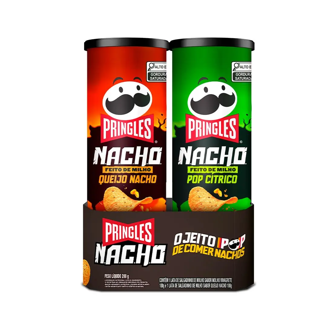 DuoPack Pringles Nacho 200g