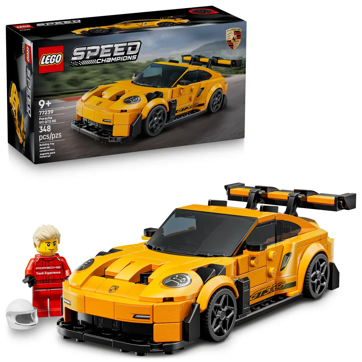 LEGO Speed Champions Supercarro Porsche 911 GT3 RS 77239 (348 Peças) - 1