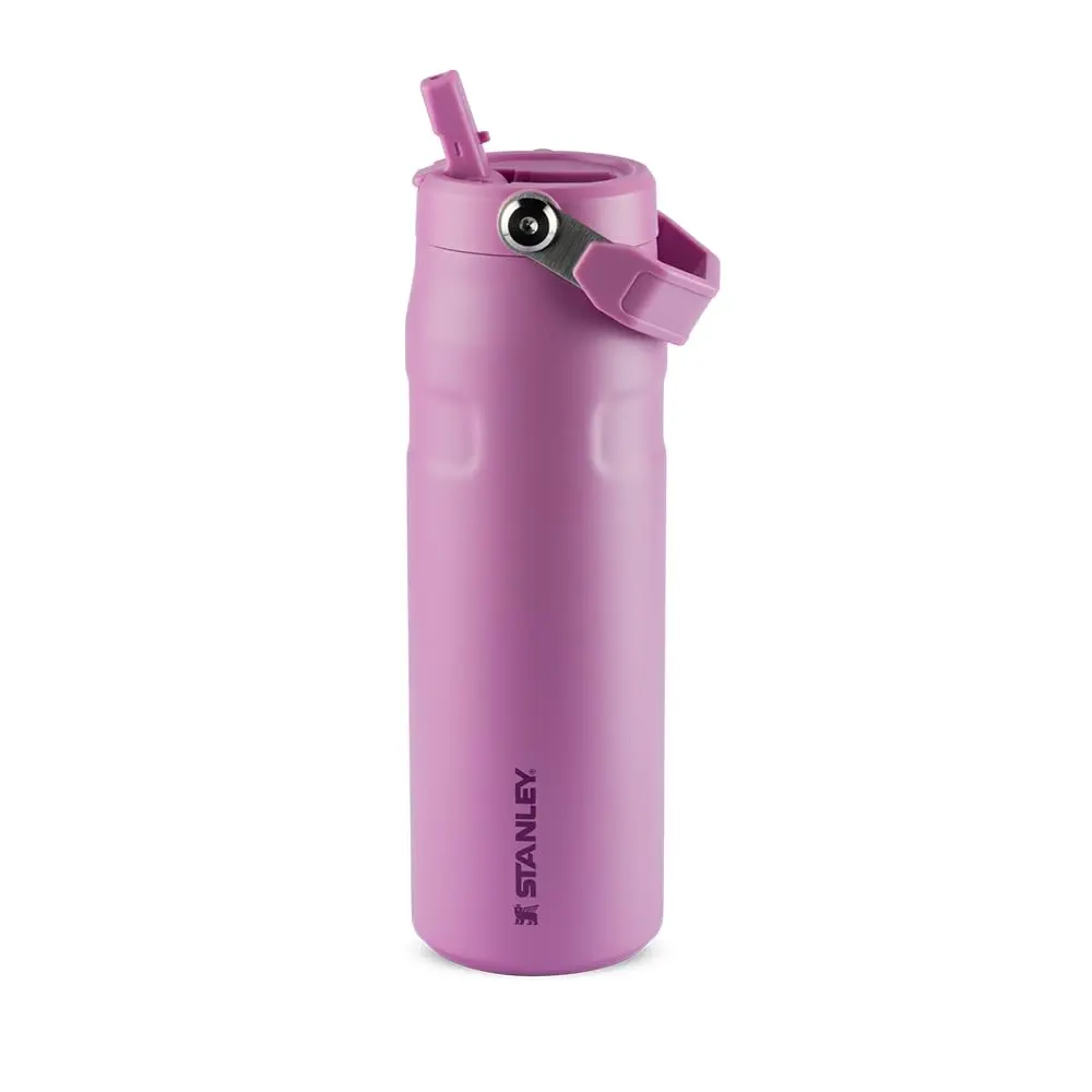 Stanley - Garrafa de Água Aerolight Flip Straw, Canudo Integrado, Abertura Grande, Aço Inoxidável Leve, 710ml Lilac - 1