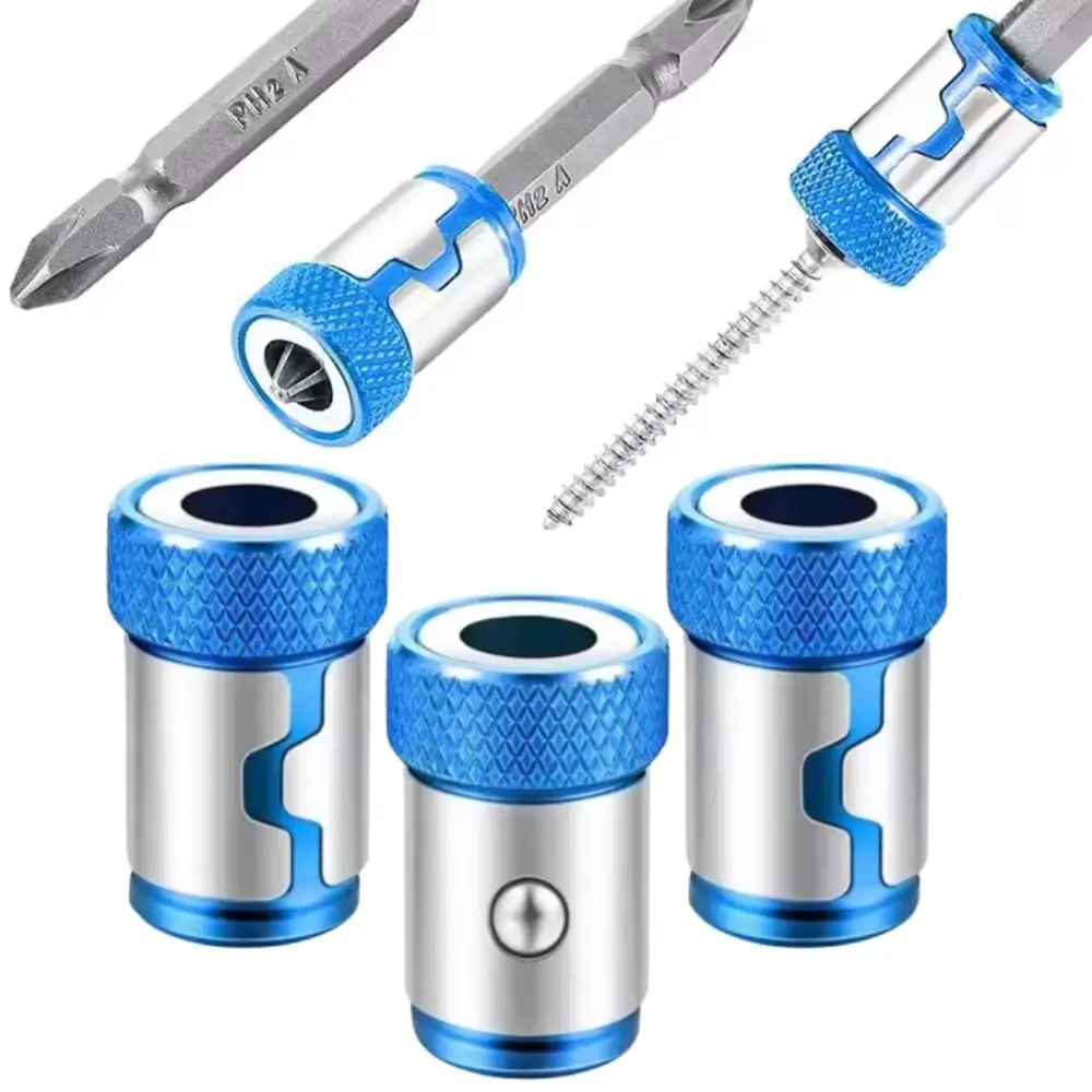 KIT 3 Anéis Magnéticos Super Ímã Para Parafusadeira Potencializador Ajustável Magnética Super Pratico