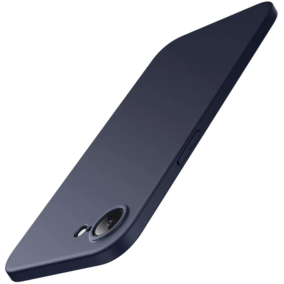 JETech Capa Fina para iPhone 17e/16e, Azul Escuro | Proteção da Lente da Câmera, Acabamento Fosco Ultrafino, Design Leve Minimalista