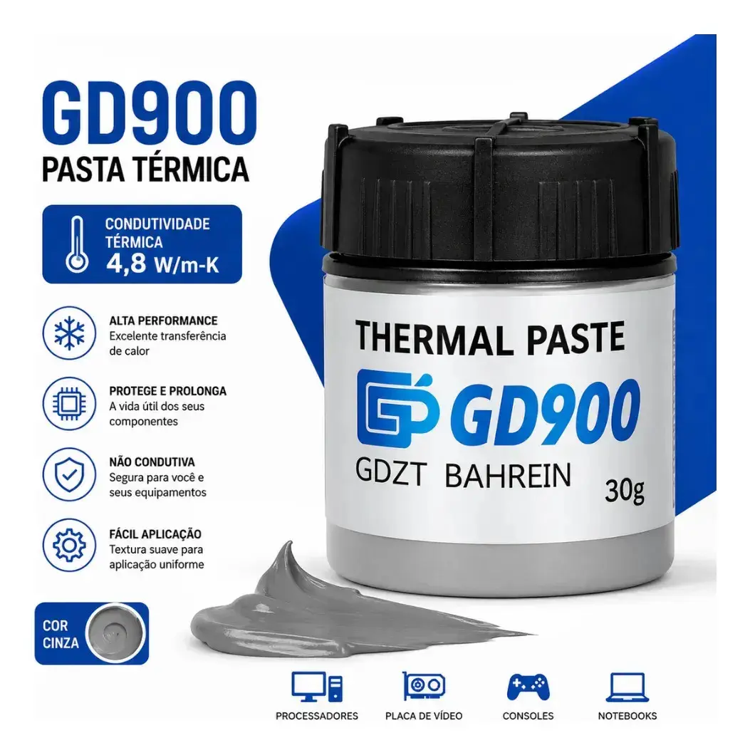Pasta Térmica Gd900 30g Alta Performance Para Ps4 Ps5 Ps3 Xbox Pc Notebook Marca Bahrein - 1