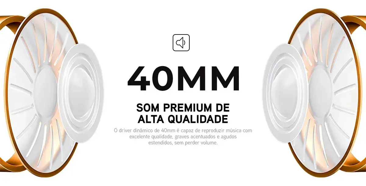 Fone De Ouvido Headphone Dapon H02D Bluetooth 5.1 Over-ear 22h Preto thumbnail 9