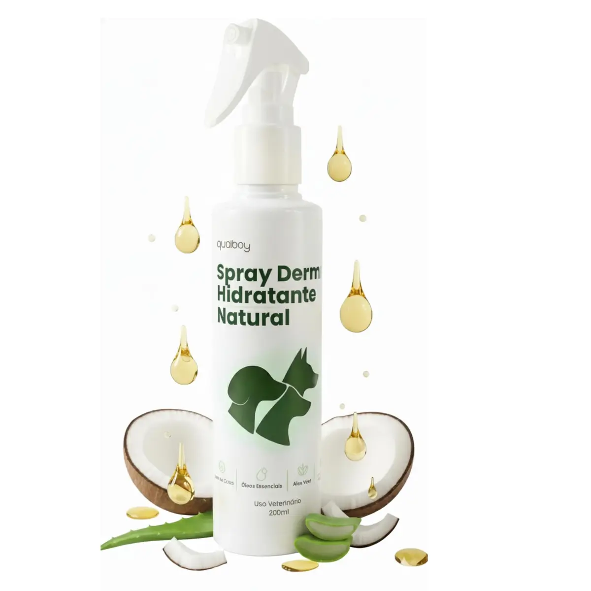 Gudiboy - Spray Dermo Natural Premium, Contra Agentes Externos, 200ml | Proteja o seu PET, Oléos Essenciais de Alta qualidade - 1