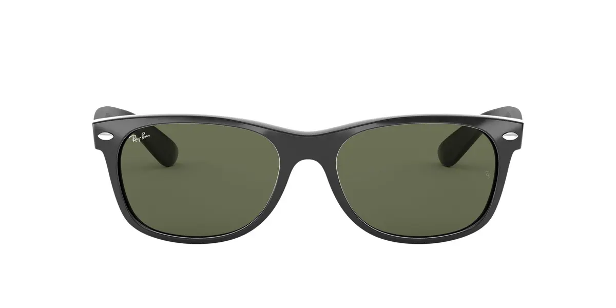Óculos de Sol Ray-Ban Polarizado New Wayfarer 0RB2132 902/58 Tam 55 / Marrom Tartaruga - Lentes Verde