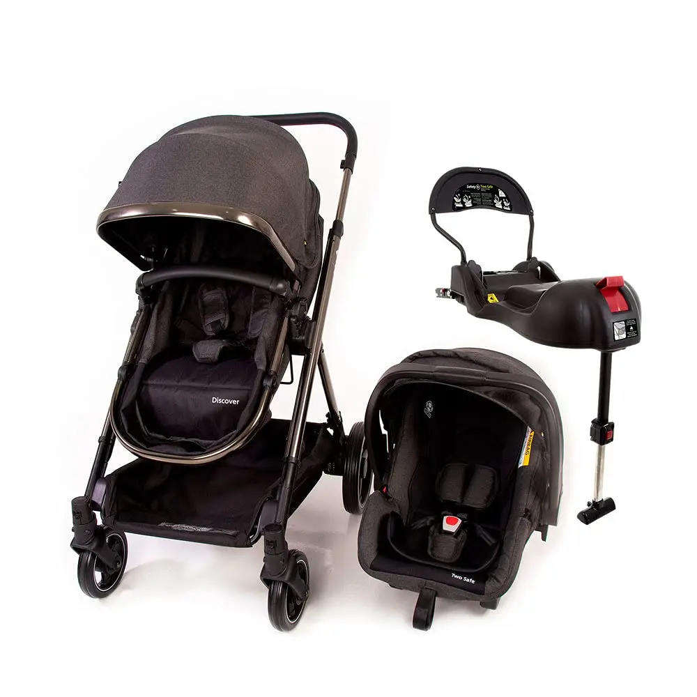 Safety 1st, Travel System Discover Trio, com Isofix, Black Chrome