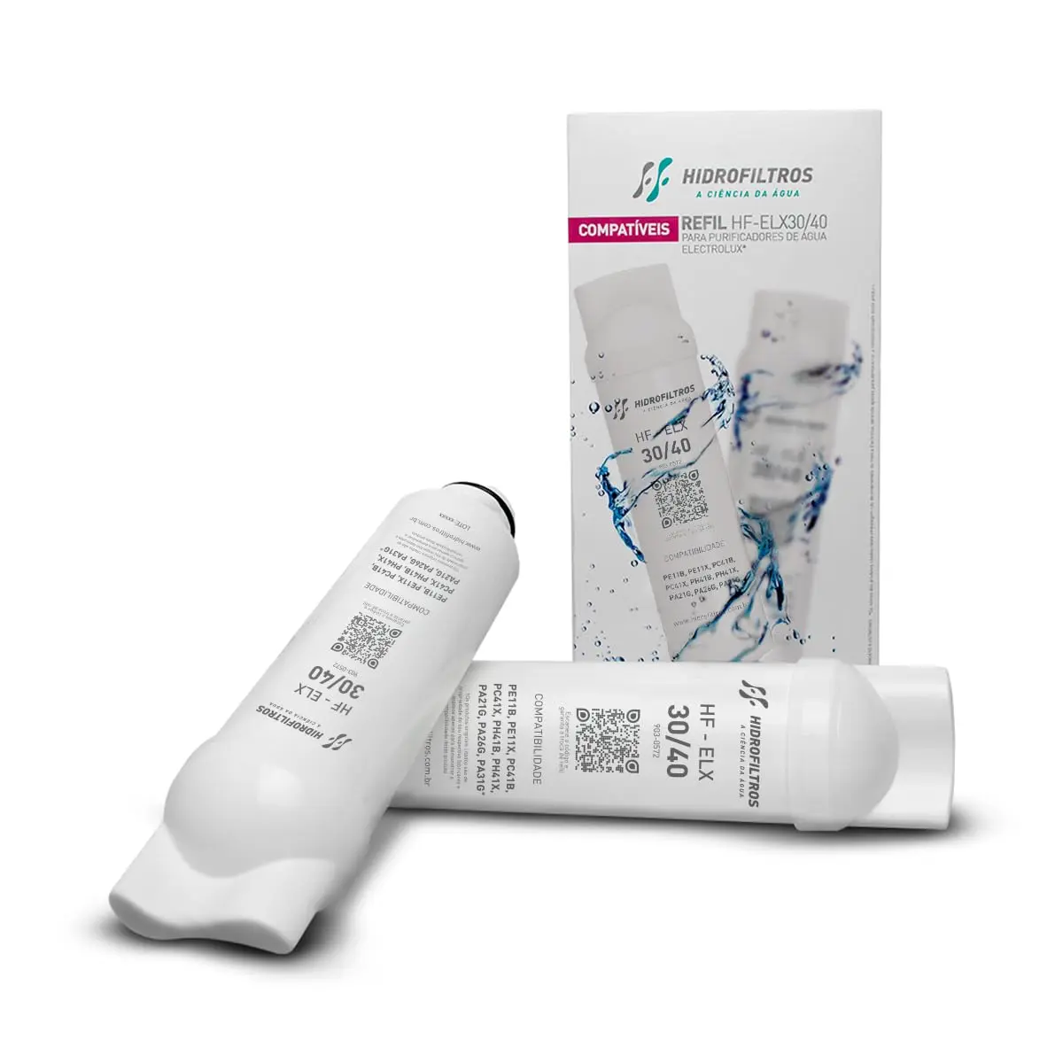 Hidrofiltros - KIT 2 Refil HF-ELX 30/40 Compatível PE11 PE 11 PA21 PA26 PA31 PAPPCA40