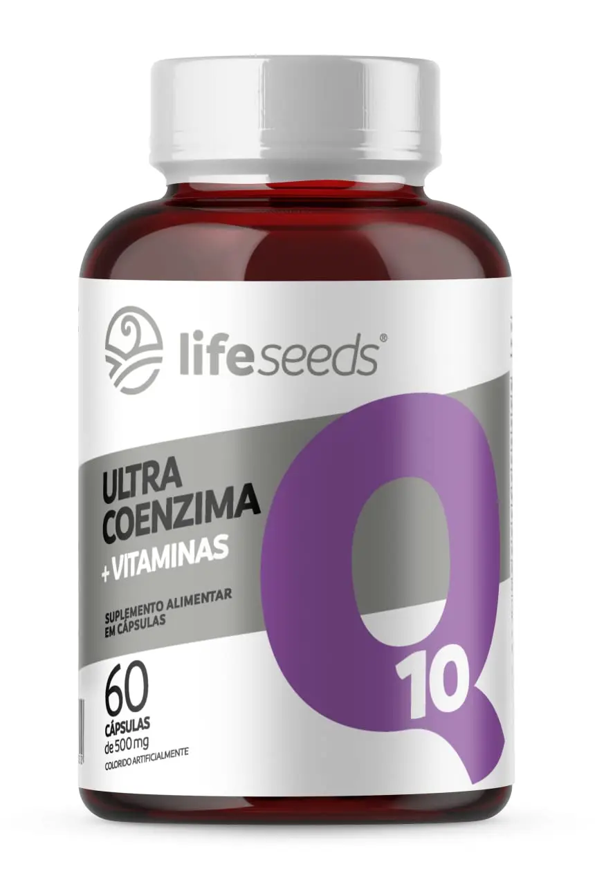 Ultra Coenzima Q10 + Vitaminas A, B1, B2, B3, B9, B12, C, E, Selênio e Zinco - 60 Cápsulas (2 Meses)