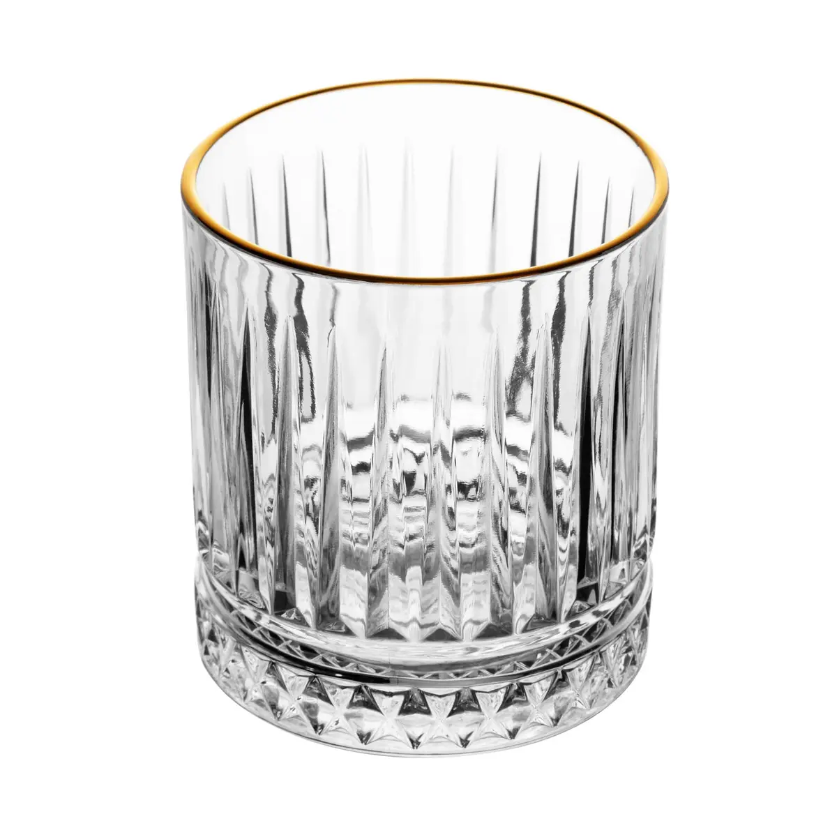 LYOR - Copo com Fio de Ouro Deli Diamante 330ml Cristal Ecológico
