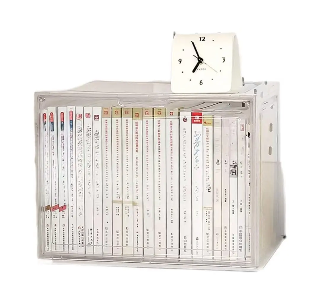Kit Caixa Organizadora de Livros Acrílico Grande Capacidade(1 unidade) - 1
