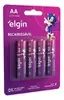 Pilha AA Recarregável 2700mAh Kit c/ 4 Unidades - 1