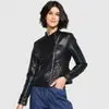 Jaqueta Facinelli PU Detalhe Matelassê Feminina - Tam.: - 1