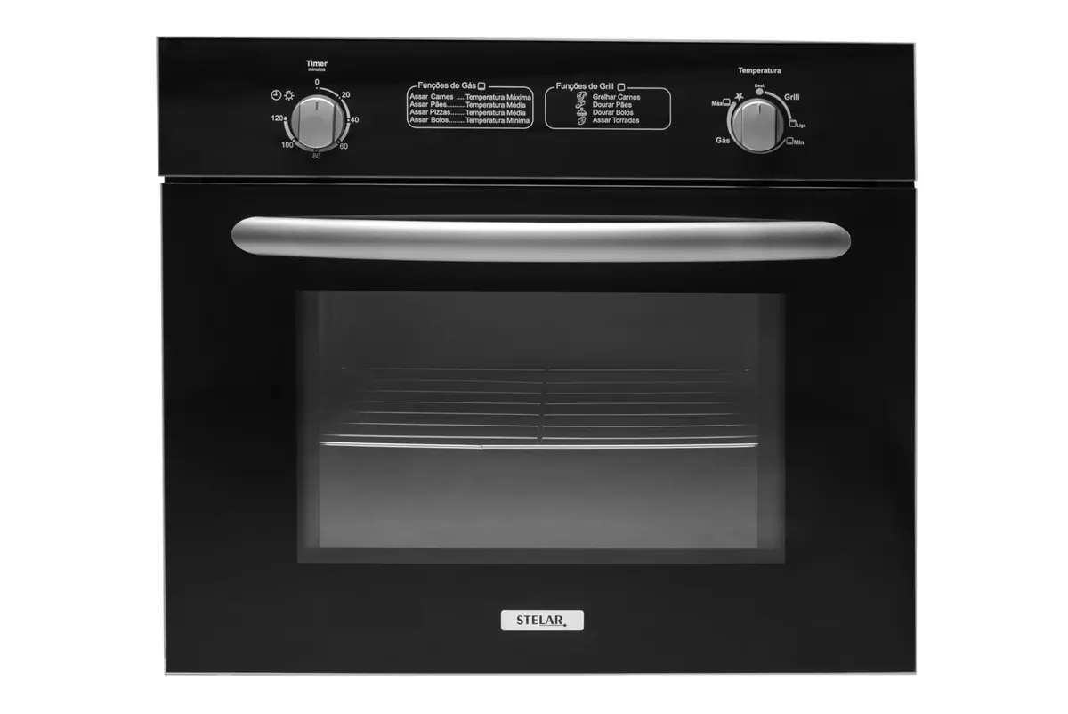 Forno De Embutir À Gás Stelar Napoli De 46 Litros Preto 127v