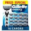 Gillette Mach3 Carga Para Aparelho 16 Uds - 1