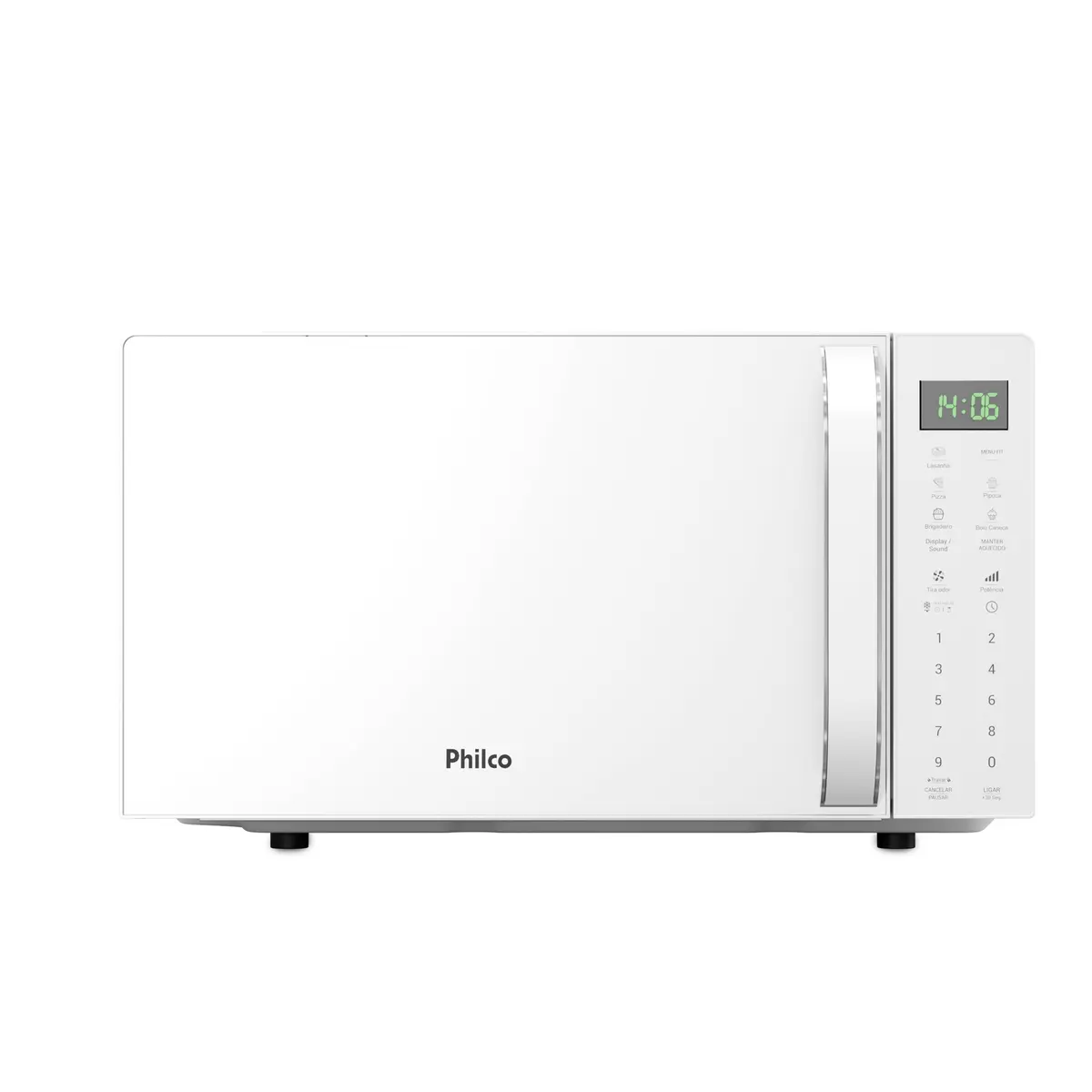Micro-ondas Philco 20L Branco Pintura Limpa Fácil PMO24B 220v