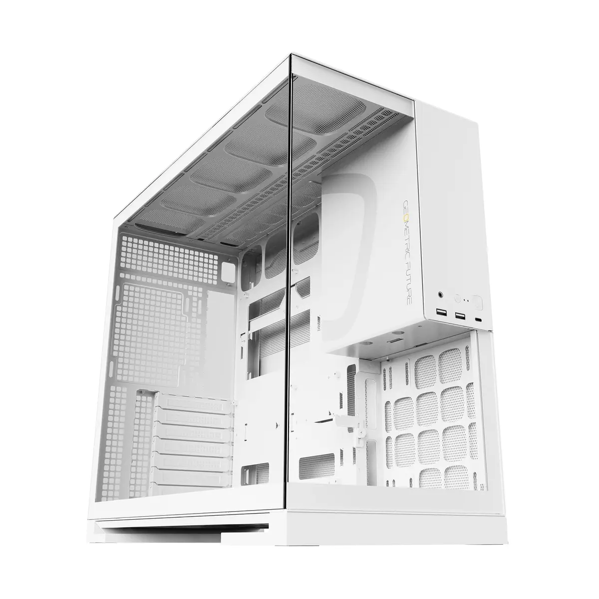 Gabinete Gamer Geometric Future Model 5 Branco - 1