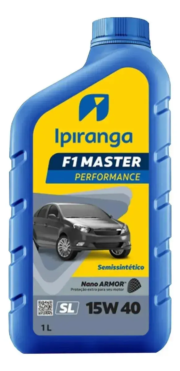 Óleo Motor 15w40 F1 Master Semissintético Ipiranga 1l