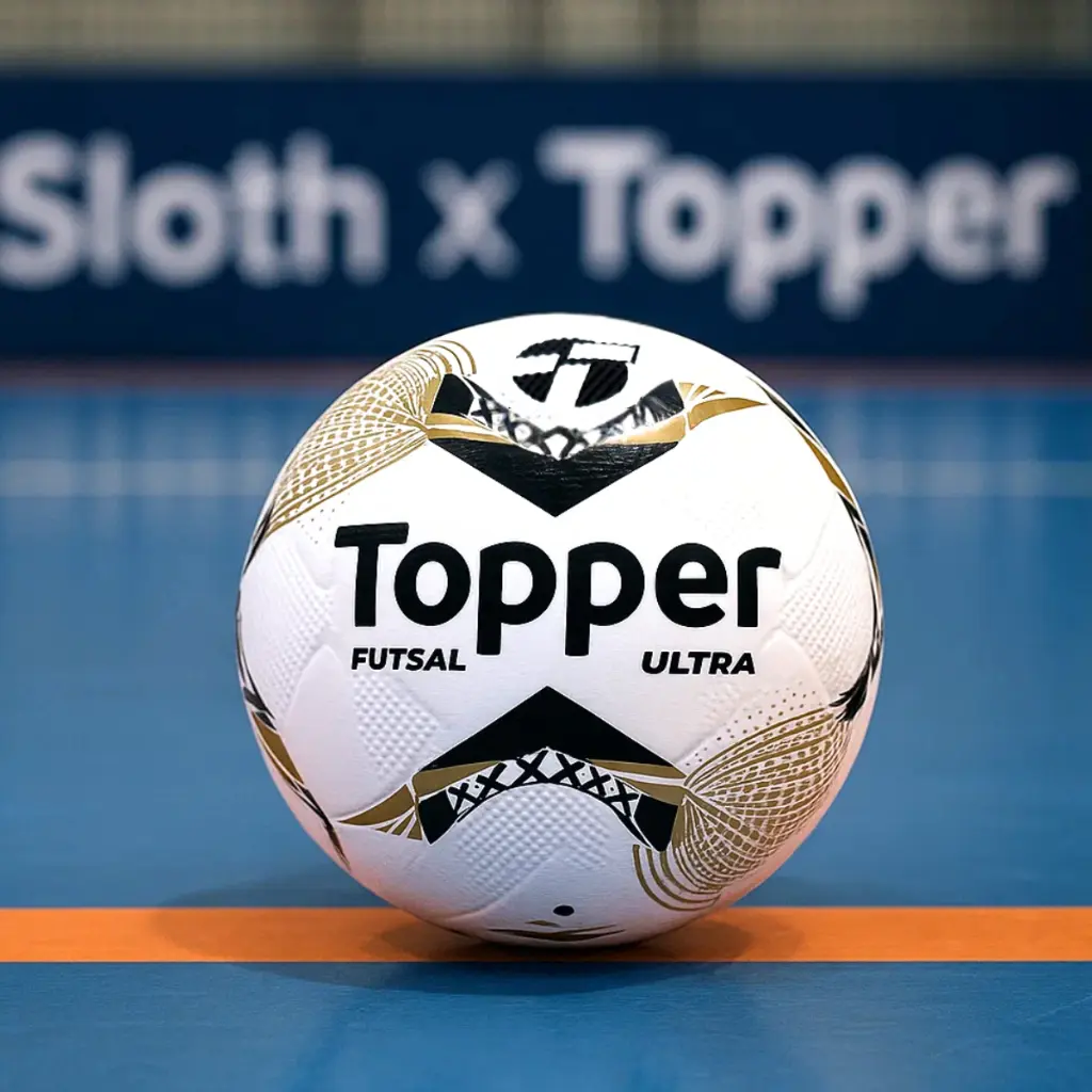 Bola de Futsal Topper Ultra Salão Colagem Dupla Oficial - 1