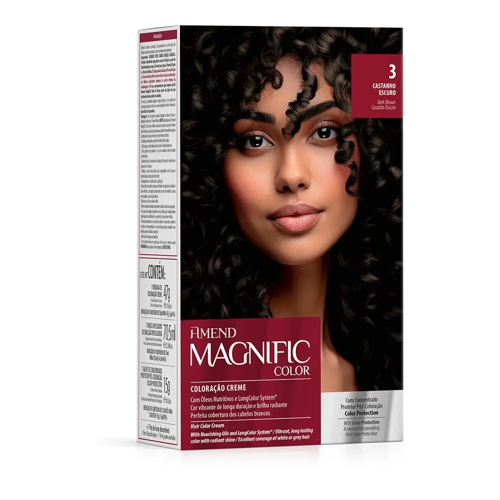 Kit Coloração Magnific Color 3.0 Castanho Escuro Amend