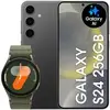 [COMBO] Smartphone Samsung Galaxy S24 5G 256GB 8GB RAM, Tela 6.2 Dynamic AMOLED2X 120Hz, IP68, Modo DEX + Galaxy Watch7 40MM Bluetooth Verde ou Creme - 1