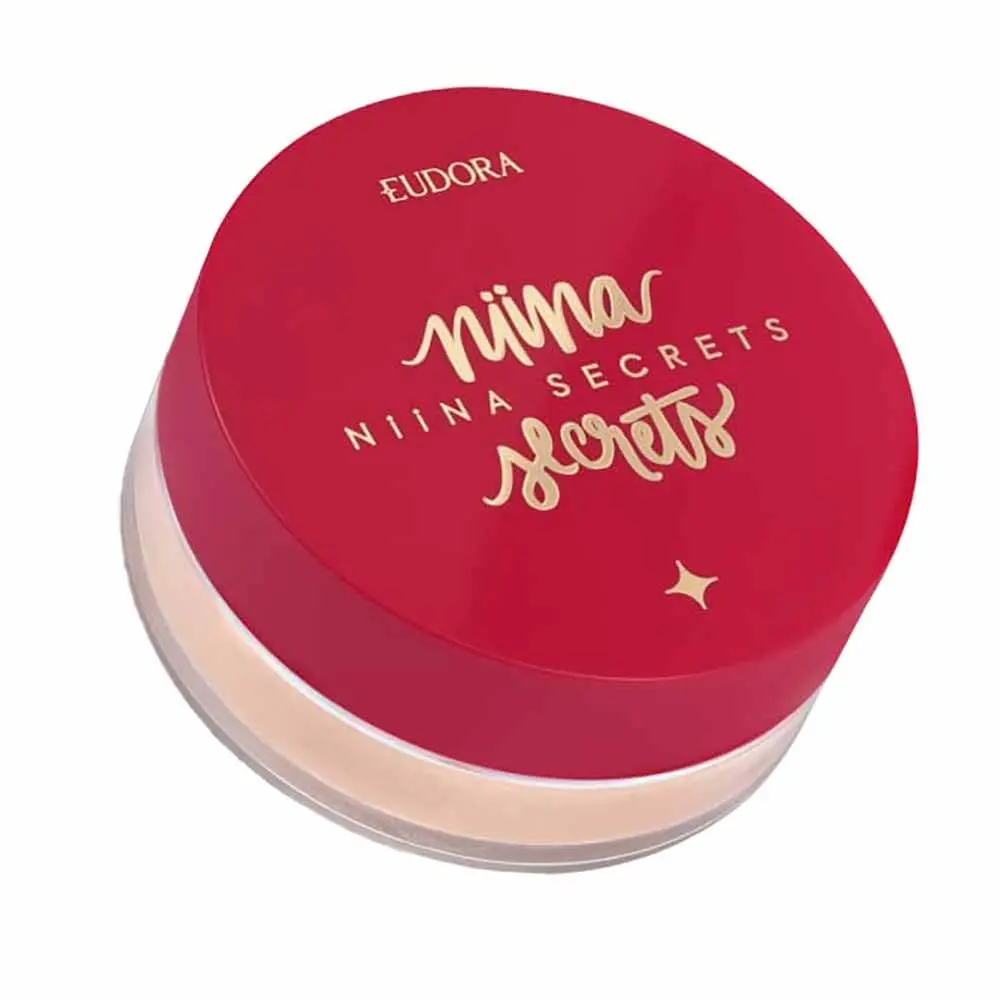 Pó Facial Solto Niina Secrets, Cor 1, 12g | Acabamento Aveludado, Efeito Natural - 1