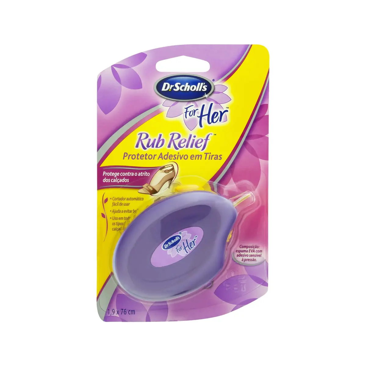 Protetor Adesivo para Pés em Tiras Destacáveis Dr. Scholl’s – Conforto Discreto, Aderência Segura e Proteção para Calçados Apertados