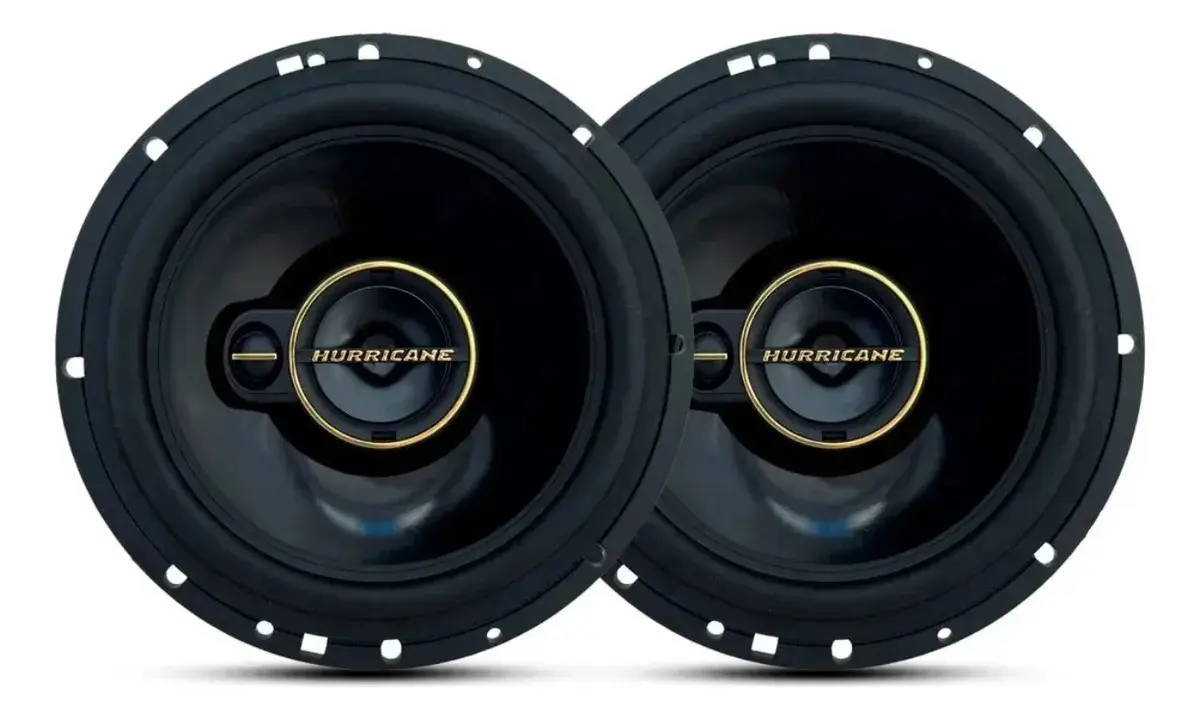 Par De Alto Falante Hurricane Triaxial Aurum A6t 6 Pol 120w RMS 240w max