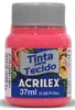Tinta para Tecido, Fosca, 37 ml, Pink, Caixa com 12 Unidades, Acrilex - 1