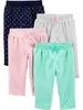Calça casual Pacote com 4 calças de lã Simple Joys by Carter'sMeninas - 1