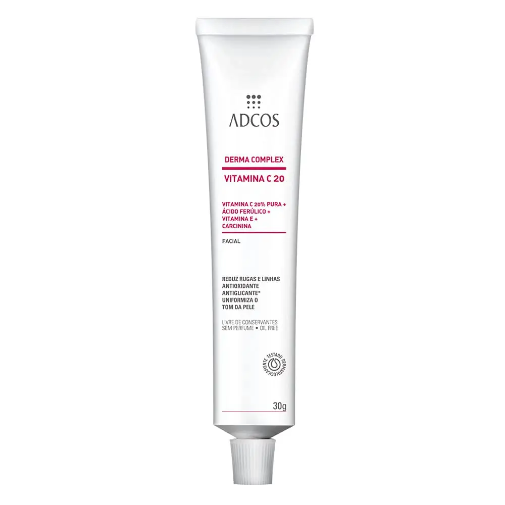 Derma Complex Vitamina C 20 Adcos Antioxidante Concentrado 30g - 1