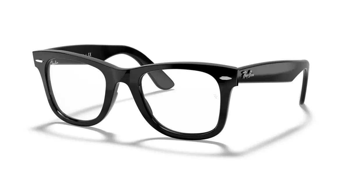 Armação para Óculos Ray-Ban Wayfarer Ease, Preto, Tamanho 50