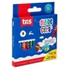 Giz De Cera Fino - 12 Cores - Tris, Multicor - 1