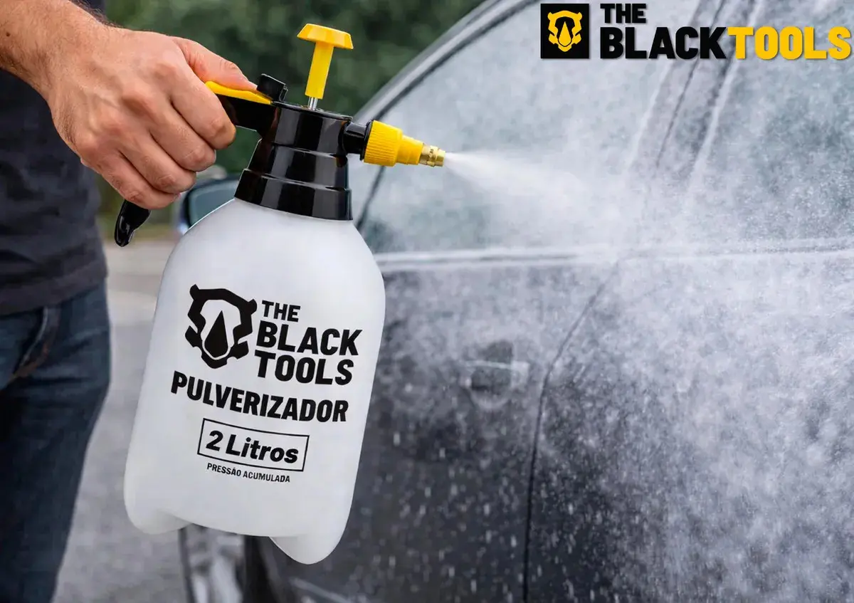 Kit 3 Pulverizador Borrifador Manual Pressão 2 Litros Compressão Prévia Profissional Branco Bpm20a The Black Tools thumbnail 2