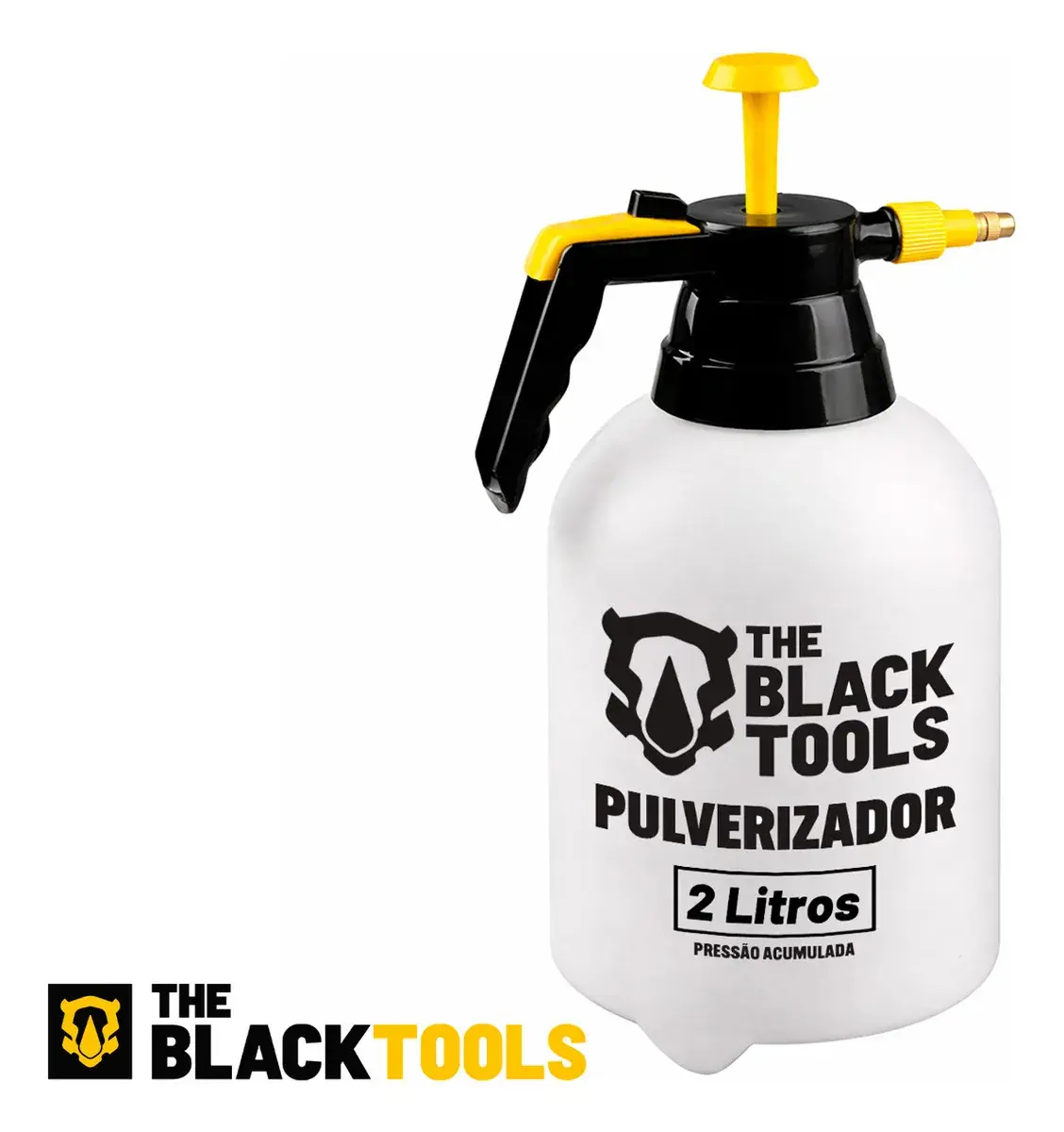 Kit 3 Pulverizador Borrifador Manual Pressão 2 Litros Compressão Prévia Profissional Branco Bpm20a The Black Tools thumbnail 3