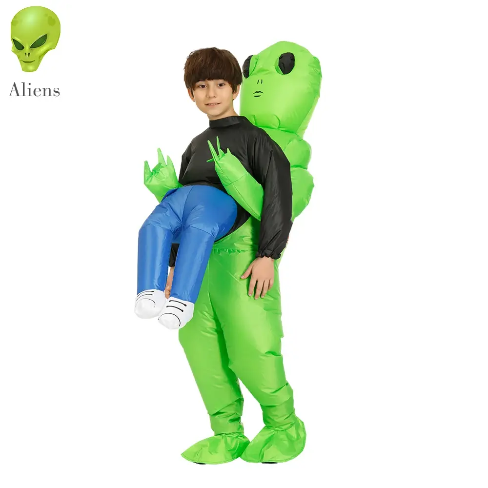 ET-Aliens-Inflável Assustador Monstro Traje para Adultos e Crianças, Cosplay Roupas de Ação de Graças, Festa de Natal, Festival, Palco, Crianças - 1