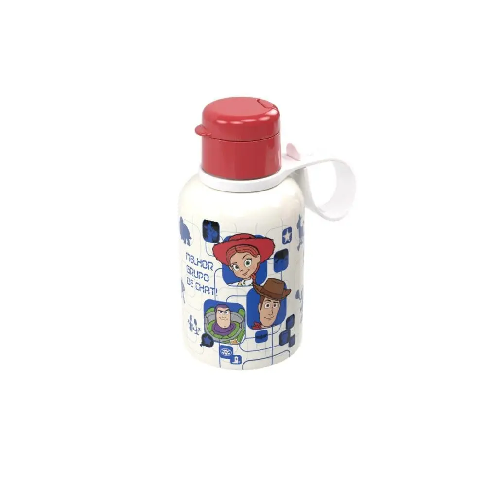 Plasútil Garrafa Mini Toy Story Woody, Buzz Lightyear, Jessie Stitch Plástico 280 ml