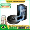 Robô aspirador de pó ABIR K30 com doca de vazia automática, sucção 6500PA, mapa de vários andares, limpeza personalizada de salas úmidas e secas