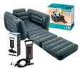 Sofá Poltrona Cama Colchão 100kg Intex + Bomba De Ar Manual - 1
