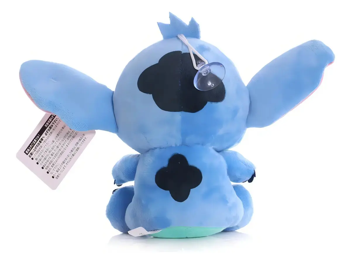 Pelúcia Fabrinkando Angel Namorada Stitch Azul 20cm Hipoalergênica - 1