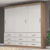 Guarda-roupa Casal Isabela 3 Portas 9 Gavetas