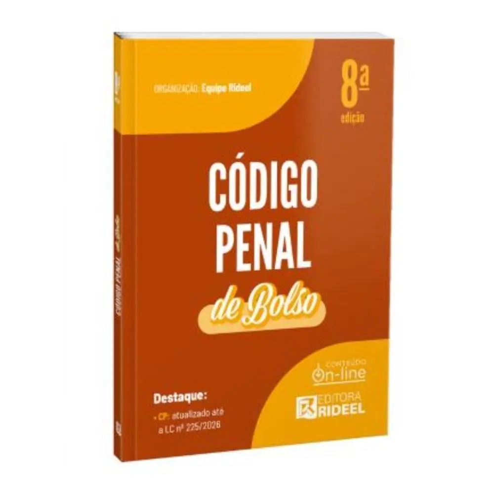 Código Penal - CP de Bolso - 2026 Rideel